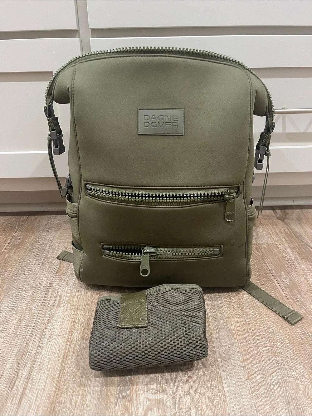 Dagne Dover Olive Green Baby Bag Backpack